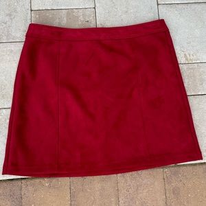 NWT LOFT SUEDE LIKE SKIRT